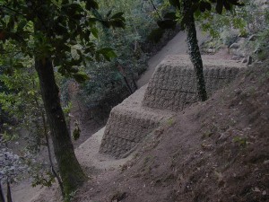 gradonatura e giardini terre rinforzate Terrazzamento per sistemazione di pendio in frana San Felice del Benaco