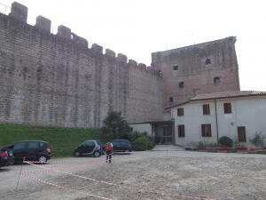 Lavori in fune mura di Cittadella