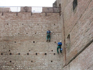 lavori su edifici lavori in fune Pulizia delle mura da erbe infestanti Cittadella