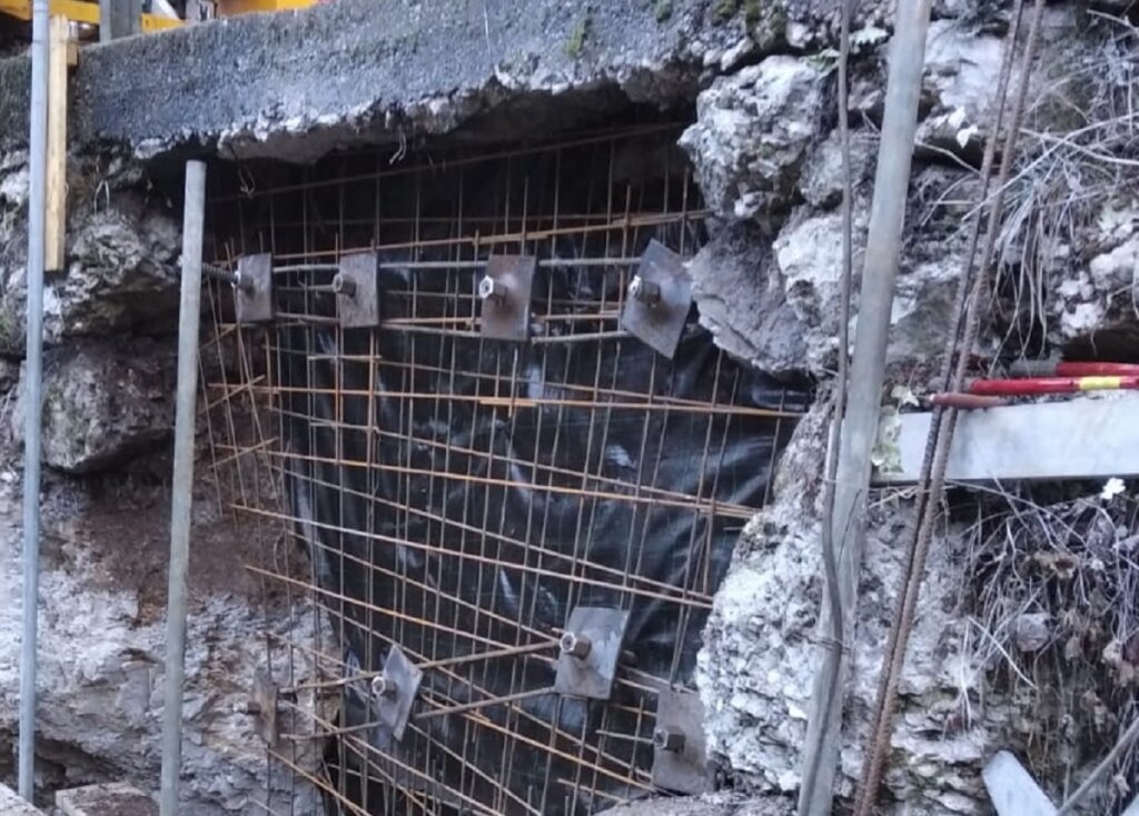 Ferro di armatura muro